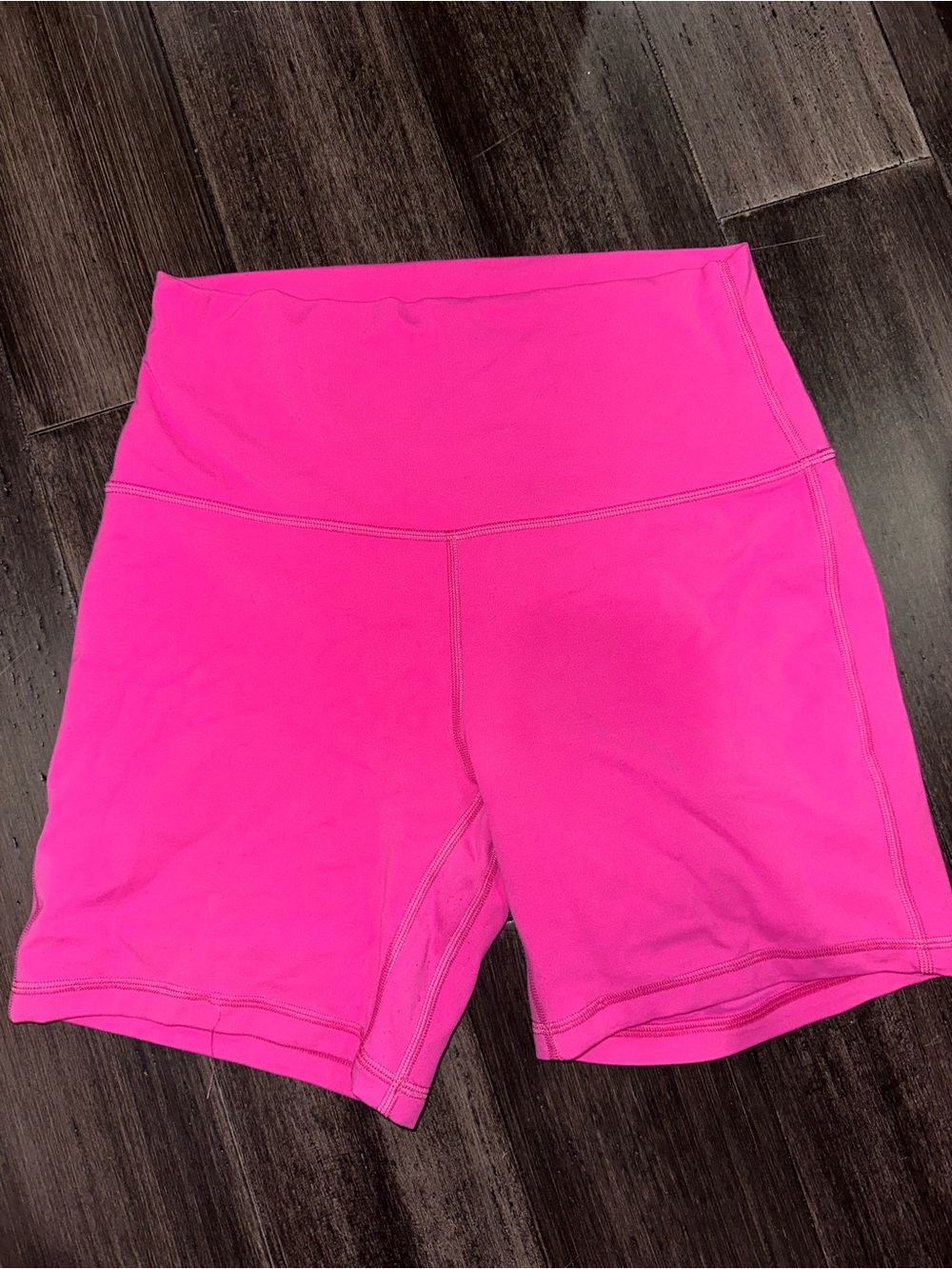 Lululemon Sonic Pink Biker Shorts
